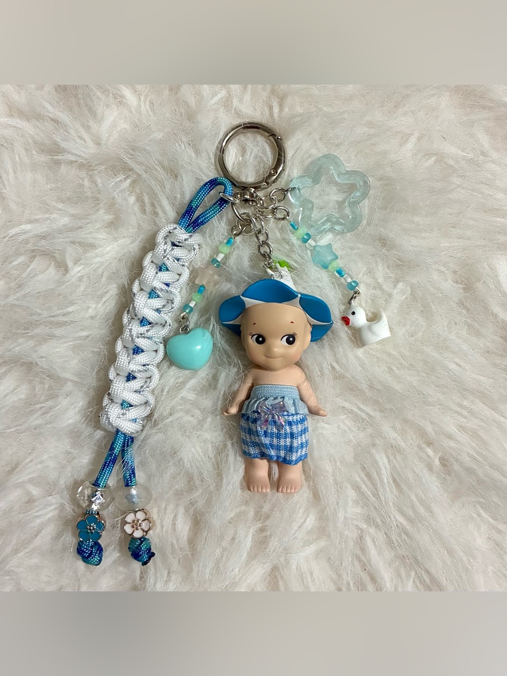 Sonny Angel Flower Series - Morning Glory Handmade Bag Charm